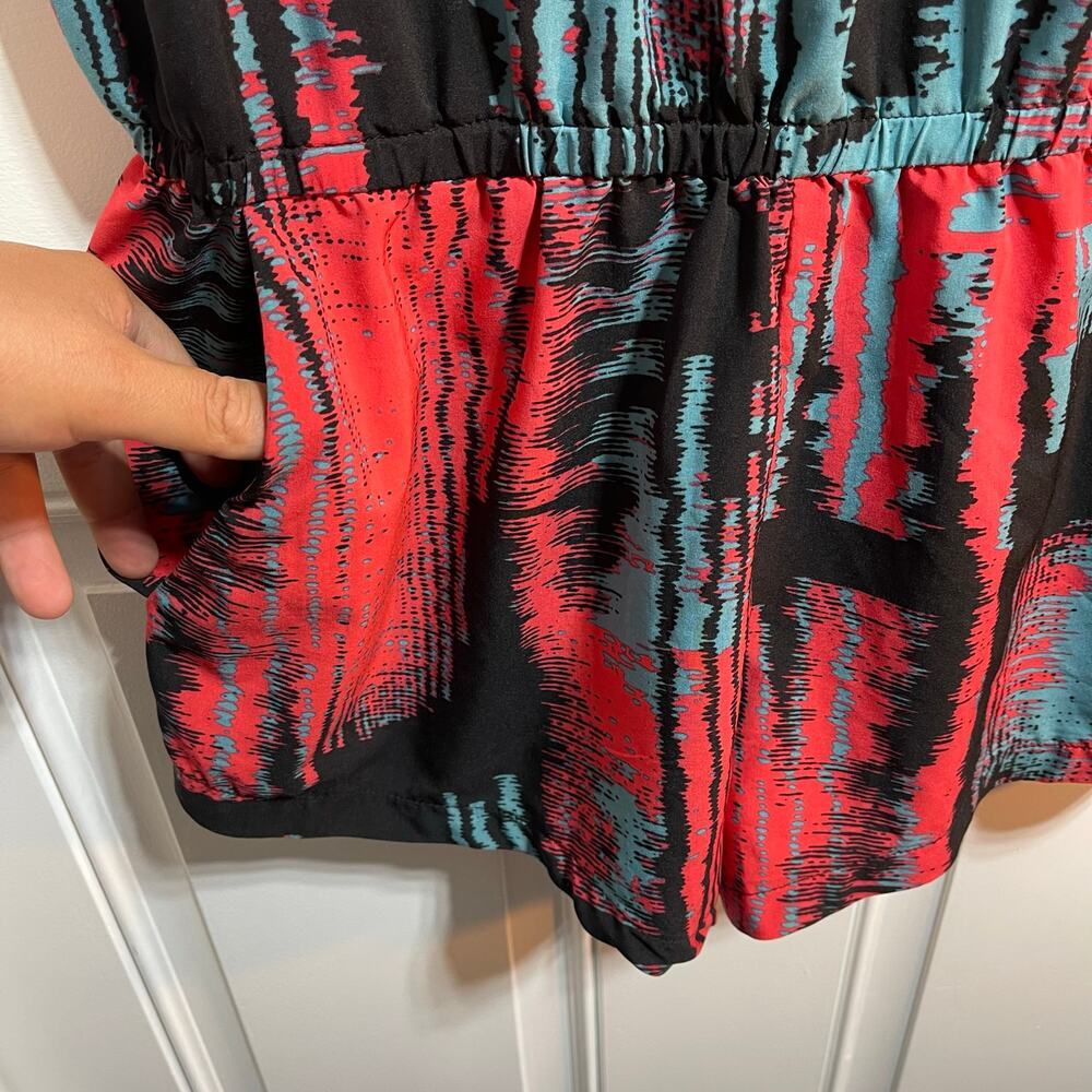 Fabletics Liza Romper Heat Wave Sleeveless Women's Sz Medium - Picture 7 of 11